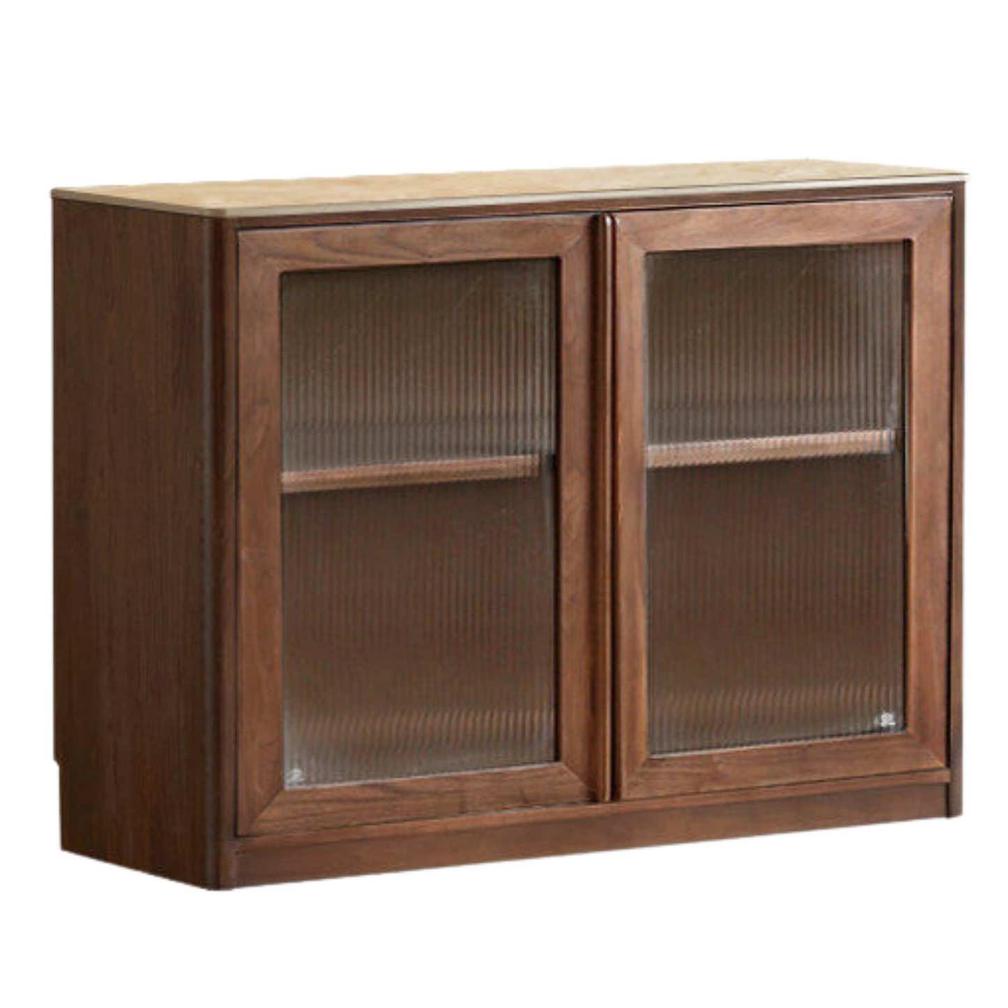 Black Walnut Solid Wood Sideboard Hole Storage
