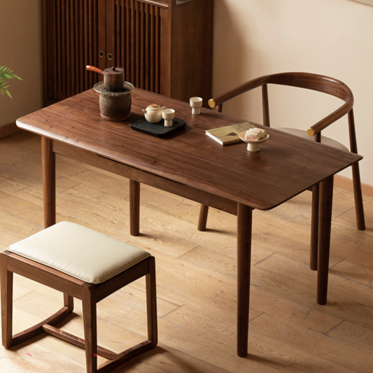 Black Walnut Solid Wood Simple Large Tea Table