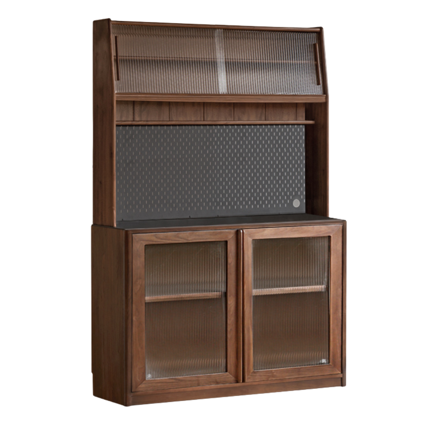 Black Walnut Solid Wood Sideboard Hole Storage