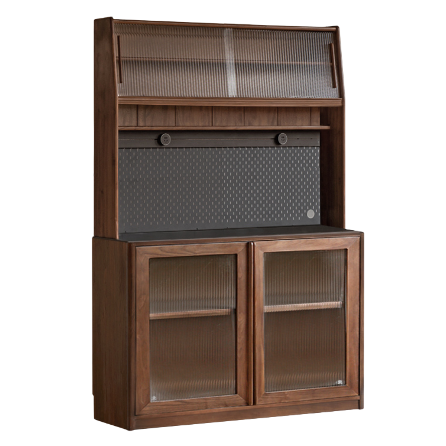 Black Walnut Solid Wood Sideboard Hole Storage