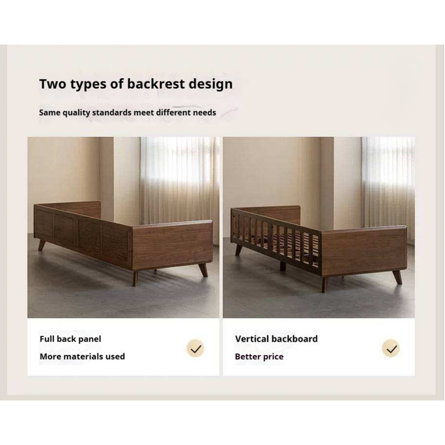 Black Walnut Solid Wood Sofa Genuine leather, fabric with Italian Light Luxury high back Design
