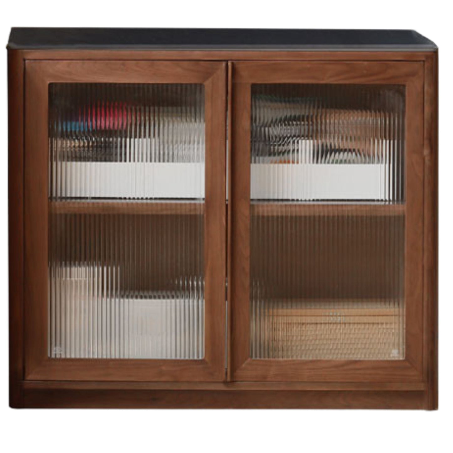 Black Walnut Solid Wood Sideboard Hole Storage