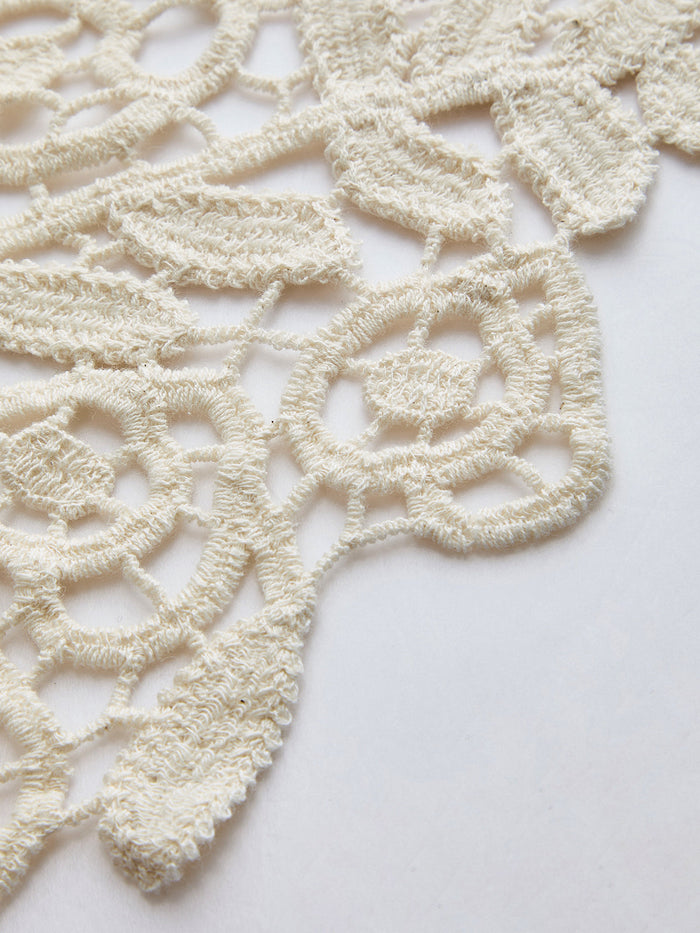 Asymmetric Crochet Lace Sleeveless Top